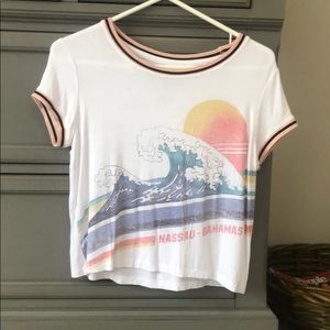 Free state cropped t shirt